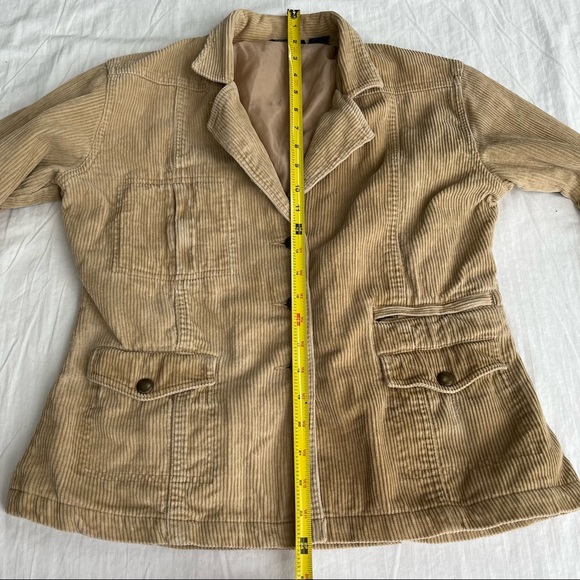RAG Tan Corduroy Jacket - Size S - Picture 7 of 12